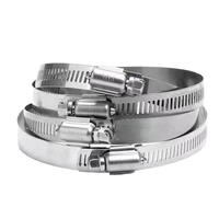 2024 dernier modèle personnalisé style américain en acier inoxydable 304/201 collier de serrage réglable matériaux de qualité alimentaire colliers de serrage OEM