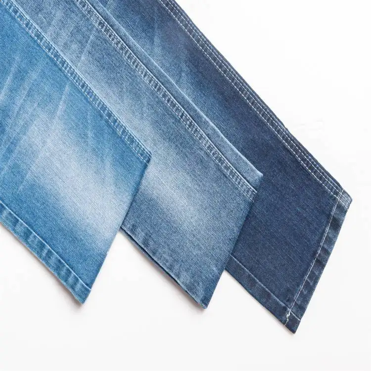 Modern popular INDIGO 10+10*10/40 denim fabric Shrinkage Resistant stretch jeans fabric denim