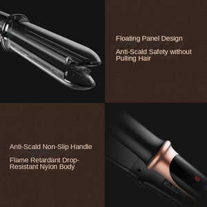 Nuovo stile doppia tensione capelli piatto piastra per capelli prezzo di fabbrica Display Lcd lisciare i capelli stecca di ricarica - Product Image 5