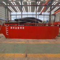 Drague à sable diesel portable, pompe submersible, mini-machine de dragage pour l'extraction de sable marin, le nettoyage des canaux fluviaux, moteur