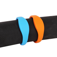Bracelet en silicone personnalisé avec puce RFID 125 kHz 13,56 MHz, étanche, pour salle de sport, piscine, contrôle d'accès