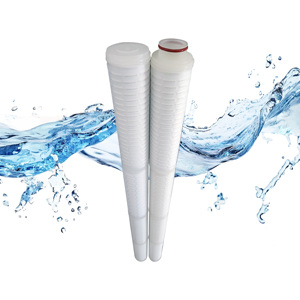 Cartouche filtrante plissée en PTFE hydrophile avec un filtre de 0,1 ou 0,45 micron pour le traitement de l'eau - Product Image 1