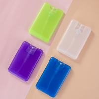Logo de couleur personnalisé mini vaporisateur poche taille 10 15 20 ML carte rechargeable atomiseur avec pompe Sayer pour parfum voyage