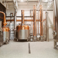 Équipement de distillation haute performance DYE 4000L pour spiritueux neutres - Système de chaisseur multi-colonnes pour la vodka et l'alcool industriel