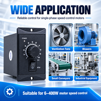 Contrôleur de vitesse numérique à tension variable monophasé AC Palo XC-6-250W pour moteur à engrenages électrique avec sortie 6W-400W