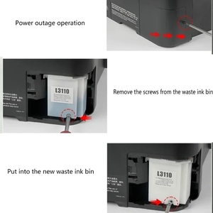 Cartucho de Mantenimiento para Recipiente de Tinta Residual para Impresoras <span class=keywords><strong>Epson</strong></span> L3100 L3101 L3110 L3115 L3116 <span class=keywords><strong>L3150</strong></span> L3151 L3156 L3158 L3160 L3165 L5190 - Product Image 6