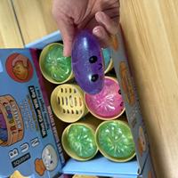Jouet Squishy Kawaii Pâton de Maltose Pailleté, Jouets Sensoriels Anti-Stress Squishy en Forme de Pâton, Jouets Souples à Presser en Forme de Pâton pour les 14 ans et plus