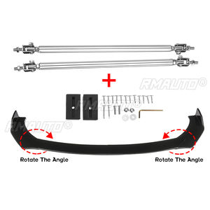 4 piezas de alerón divisor universal de ABS para parachoques delantero de coche, kit de carrocería, para Ford Mustang GT - Product Image 2