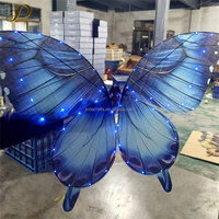Drone Papillon Bionique LED pour Mariage, Spectacles de Papillons Bioniques, Aéronef Volant Télécommandé à Ailes Battantes pour Mariage