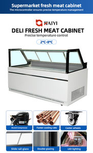 Vitrine Réfrigérée pour Viande de Supermarché, Présentoir <span class=keywords><strong>Boucherie</strong></span> Réfrigérateur pour Charcuterie - Product Image 3