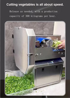 Hachoir Électrique Multifonctionnel pour Salades de Légumes – Machine de Découpe Commerciale pour Cuisine Professionnelle – Coupe-Légumes Électrique pour Hôtels