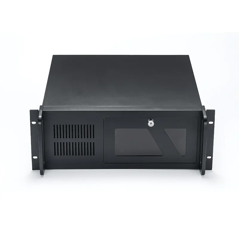 Servidor preto para PCI ATX 450 4U Caso Rack Mount