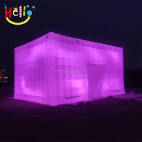 Tente gonflable pour boîte de nuit en plein air, tente de fête, cube, cabine photo, publicité, chapiteau gonflable personnalisé, vente en gros