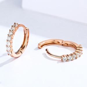 <span class=keywords><strong>Orecchini</strong></span> a Perno in <span class=keywords><strong>Argento</strong></span> Sterling 925, Moda Etnica Femminile, Regalo Fai-da-Te, Stile Europeo e Americano, Oro Rosa, Eleganti SCE351-C - Product Image 3