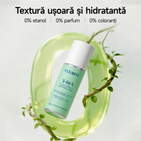 Kit complet de soins de la peau en 30 jours avec nettoyant visage à la vitamine C, peptide/niacinamide, traitement réparateur des taches, tonique exfoliant pour adultes