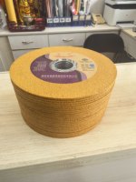 Disque de coupe ultra-mince en oxyde d'aluminium abrasif 125x1.2x22.23mm OEM pour meuleuse d'angle en acier inoxydable