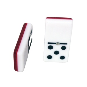 Juegos de dominó 28 azulejos preescolar educativo niños <span class=keywords><strong>jugar</strong></span> juguete dominó acrílico dominó para niños - Product Image 2
