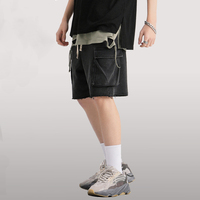 Short de sport personnalisé pour homme, léger, séchage rapide, taille élastique, écologique, respirant, longueur genou, idéal pour la course et l'entraînement