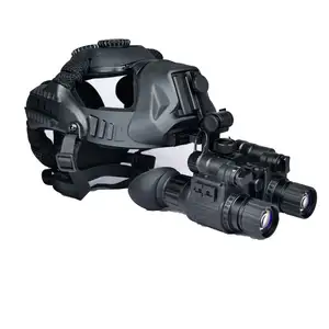 GEN2 + GEN3 야간 투시경 쌍안경 헬멧 마운트가 있는 흰색 녹색 이미지 강화기, 두 개의 단안 야간 투시경 sc로 분리 가능