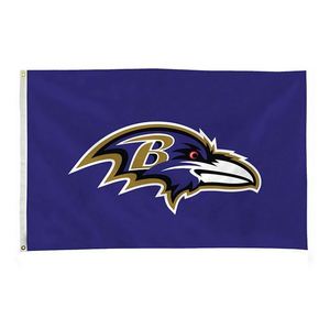 Wholesale High Quality Design <b>Flags</b> 3x5ft Sporting Event Custom Baltimore Ravens <b>Flag</b> - Product Image 1