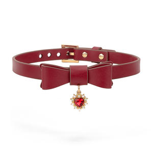 สินค้าเซ็กซี่ใหม่ โบว์ผูกคอวินเทจ รูปหัวใจ สายรัดคอสำหรับผู้หญิง สายจูง อุปกรณ์สำหรับผู้ใหญ่ ขายส่ง เกมส์ SM - Product Image 4