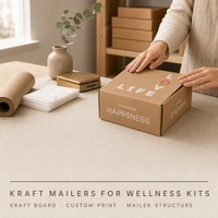 Boîte en carton ondulé écologique, taille personnalisée, emballage d'expédition pour les marques de vente au détail et de commerce électronique