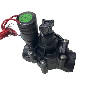 Válvula Solenoide Manual/Automática 24V CA Normalmente Cerrada de Plástico para Jardín Exterior con Temporizador de Agua y Regulación de Flujo - Product Image 5