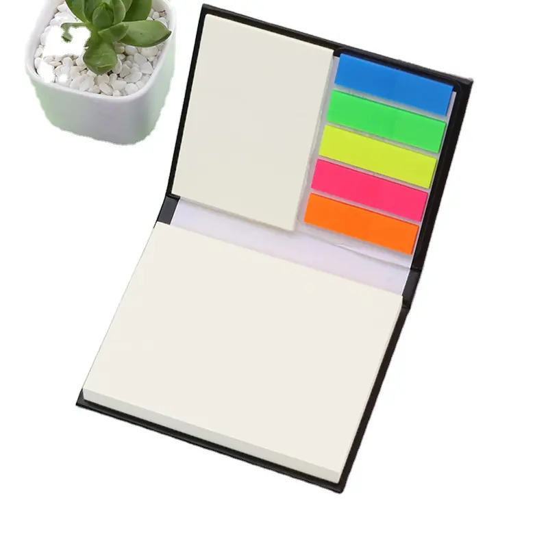 custom wholesale office stationary tear-off post memo pad Notes Sticky set with logo