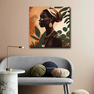 Impressions sur <span class=keywords><strong>toile</strong></span> d'art noir classique moderne, peintures décoratives d'art de mur, décoration à la maison de <span class=keywords><strong>peintre</strong></span> de <span class=keywords><strong>toile</strong></span> de portrait de style luxueux - Product Image 5