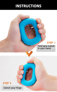 Stress-Relief Toys <b>Silicone</b> Finger Grip Strengthener 20-60 lb Arm Training <b>Tool</b> - Product Image 6