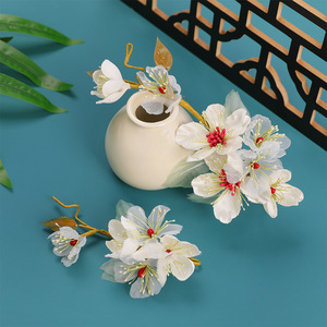 Colección Primavera 2025, Diseño Original, Horquilla de Jade Hecha a Mano de Estilo Antiguo, Adorno para el Cabello Hanfu, Pinza para el Cabello, Maquillaje y Peinado - Product Image 2