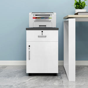 Armoire de rangement métallique sous bureau avec tiroirs verrouillables pour dossiers de bureau - Product Image 6