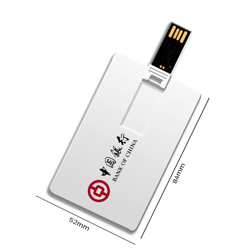 Hot Selling Card 8g16g32g64g 128G Bedrijfslogo Tentoonstelling Visitekaartje Usb Flash Drive Kaart