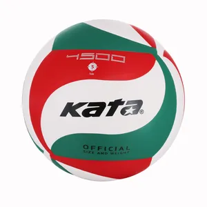 Custom logo pu leather volleyball professional training beach game colorful volleyball