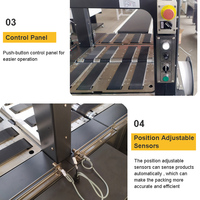 Boîtes de conditionnement en Carton ondulées, 4 moteurs, avec chaîne de 50 PP, à sangle entièrement automatique