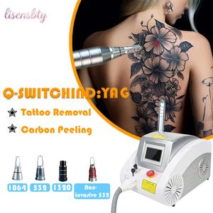 Système Pico multi-longueurs d'onde professionnel, 4 embouts <span class=keywords><strong>pour</strong></span> l'élimination des tatouages, la correction des sourcils, le raffinage des pores et l'éclaircissement, utilisation en salon - Product Image 1