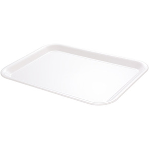 White Rectangular Melamine <b>Tray</b> A5 Size For Hotel Coffee <b>Tea</b> Serving Commercial Use - Product Image 2