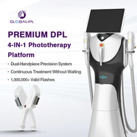 Appareil d'épilation à haute énergie OPT SHR, refroidissement au saphir, DPL IPL Elight, équipement esthétique multifonctionnel pour salon commercial