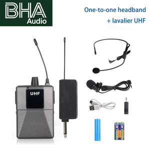 Microphone sans fil BHA UB01 / <span class=keywords><strong>Micro</strong></span>-cravate UHF pour amplificateurs, enseignants, spectacles sur scène, prix de gros usine, <span class=keywords><strong>logo</strong></span> OEM - Product Image 1