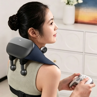 Cosmo Smart Masseur Électrique pour le Cou et les Épaules, Sans Fil, Rechargeable, Chaleur Constante, Mouvement de Pétrissage 3D, Shiatsu 6D, Massage des Tissus Profonds