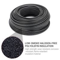 Câble de connexion pour panneau solaire PowMr, 1/3/6/9/10 mètres/rouleau, 6mm², rouge/noir, système PV, conducteur en cuivre, isolation PVC, ignifuge