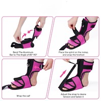 Fasciite plantaire Attelle de nuit Chaussette Attelle de fascia plantaire douce
