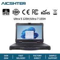 Ordinateur portable robuste et portable 17,3 pouces IPS FHD avec carte graphique intégrée, 500 nits, lisible en plein soleil, écran tactile en option