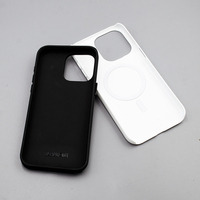 Guangzhou Vente en gros de coques de téléphone à sublimation 3D 2 en 1 Coque de téléphone à sublimation magnétique 2025 avec design personnalisé pour iPhone Samsung