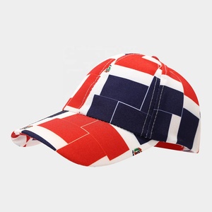 Casquettes de baseball réglables avec drapeau national imprimé numériquement, casquette de sport B-4037 - Product Image 5