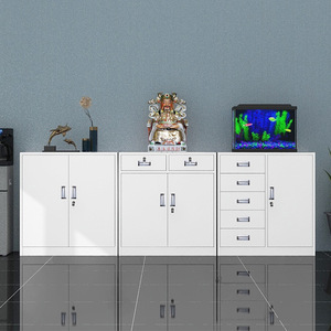 Xinlongfei Steel Office Low Cabinet With Lock 2nd Floor <b>Filing</b> Cabinet For Office Use - Product Image 1