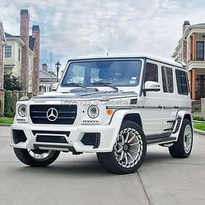 Jantes légères de qualité OEM, finition monobloc noir brillant et blanc brillant avec anneau aérodynamique pour G500/G550/G55AMG/HummerH2 - Product Image 2