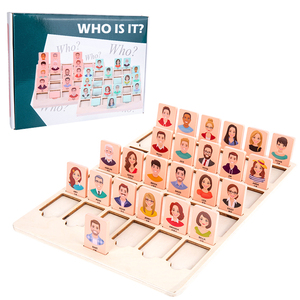 Gioco educativo in legno <span class=keywords><strong>chi</strong></span> è il gioco da tavolo per feste in famiglia per bambini indovina <span class=keywords><strong>chi</strong></span> sono un gioco da tavolo Puzzle - Product Image 1