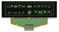 Módulo OLED de 3.12 Pulgadas, 30 Pines, 256*64, SSD1322, SPI, Puerto Paralelo de 8 Bits, Pantalla OLED