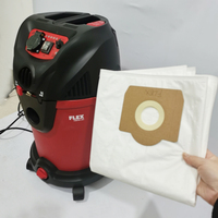 Sac filtre anti-poussière en polaire non tissé compatible avec le sac à poussière pour aspirateur Flex, sac de collecte de poussière de remplacement épaissi et durable